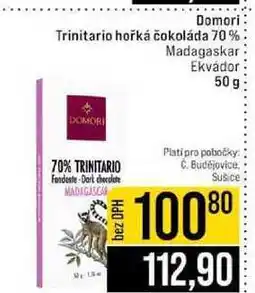 Jip Domori Trinitario hořká čokoláda 70% Madagaskar nabídka