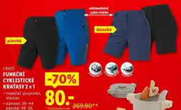 Lidl FUNKČNÍ CYKLISTICKÉ KRAŤASY 2 v 1 nabídka