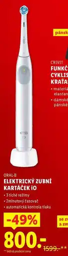 Lidl ELEKTRICKÝ ZUBNÍ KARTÁČEK iO nabídka
