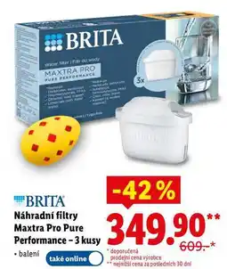 Lidl Náhradní filtry Maxtra Pro Pure Performance-3 kusy nabídka