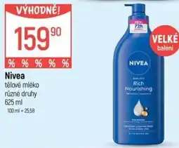 Globus Nivea tělové mléko nabídka