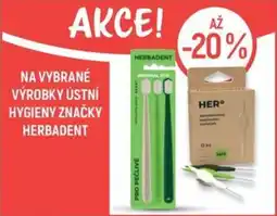 Globus Na vybrané výrobky ústní hygieny značky Herbadent nabídka