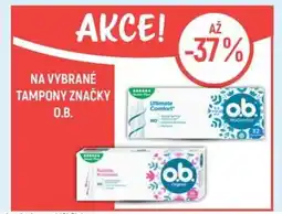Globus Na vybrané tampony značky O.B. nabídka