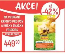 Globus Na vybrané krmivo pro psy a kočky značky Friskies nabídka