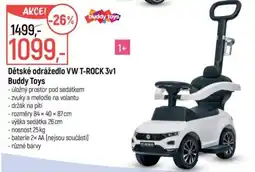 Globus Dětské odrážedlo VW T-ROCK 3v1 Buddy Toys nabídka