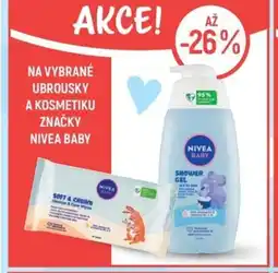 Globus Na vybrané ubrousky a kosmetiku značky Nivea Baby nabídka