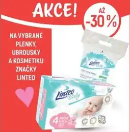 Globus Na vybrané plenky, ubrousky a kosmetiku značky Linteo nabídka