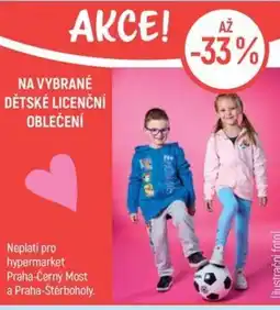 Globus Na vybrané dětské licenční oblečení nabídka