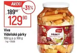 Globus Viva Vídeňské párky nabídka