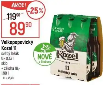 Globus Velkopopovický Kozel 11 nabídka