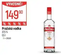 Globus Pražská vodka nabídka