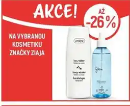 Globus Na vybranou kosmetiku značky Ziaja nabídka