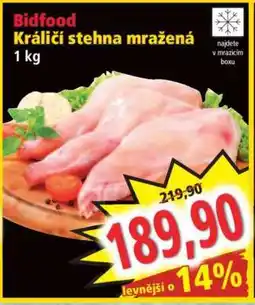 Norma Bidfood Králičí stehna mražená nabídka