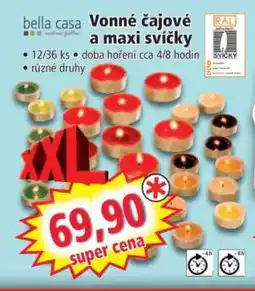 Norma Vonné čajové a maxi svíčky nabídka