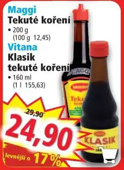 Norma Vitana Klasik tekuté koření nabídka