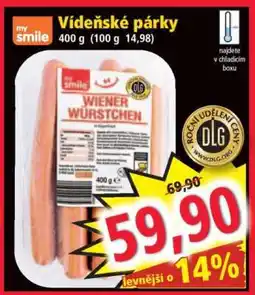 Norma Vídeňské párky* • nabídka