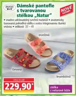 Norma Dámské pantofle s tvarovanou stélkou „Natur“ nabídka