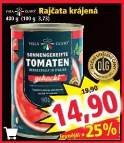 Norma Rajčata krájená nabídka