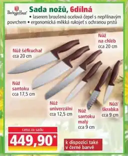 Norma Sada nožů, 6dílná nabídka