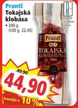 Norma Prantl Tokajská klobása nabídka