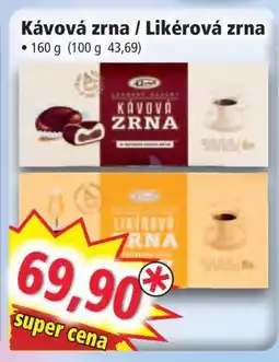 Norma Kávová zrna / Likérová zrna nabídka