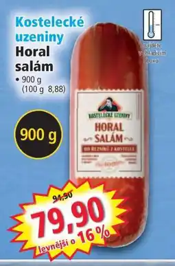 Norma Kostelecké uzeniny Horal Salám nabídka