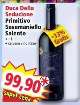 Norma Duca Della Seducione Primitivo Susumaniello Salento nabídka