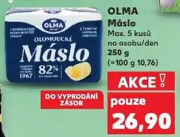Kaufland OLMA Máslo nabídka