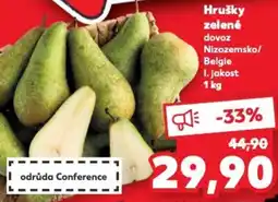 Kaufland Hrušky zelené nabídka