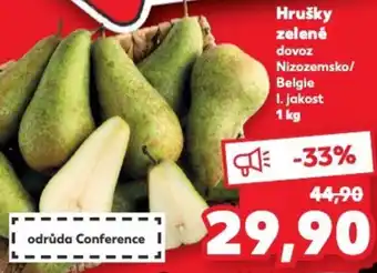 Kaufland Hrušky zelené nabídka