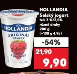 Kaufland HOLLANDIA Selský jogurt nabídka