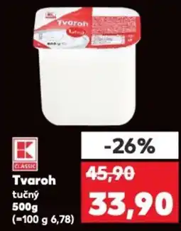 Kaufland Tvaroh tučný nabídka