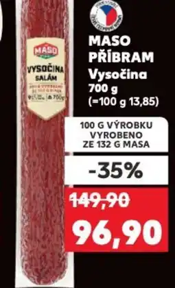 Kaufland MASO PŘÍBRAM Vysočina nabídka