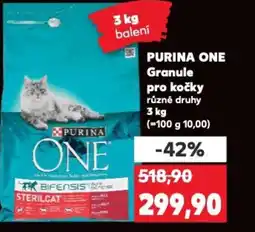 Kaufland PURINA ONE Granule pro kočky nabídka