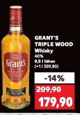 Kaufland GRANT'S Triple Wood Whisky nabídka