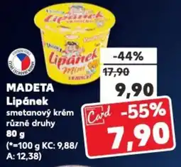 Kaufland MADETA Lipánek nabídka