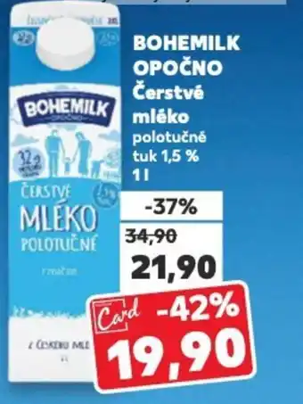 Kaufland BOHEMILK OPOČNO Čerstvé mléko nabídka