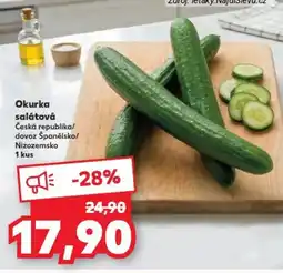 Kaufland Okurka salátová nabídka