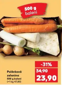 Kaufland Polévková zelenina nabídka
