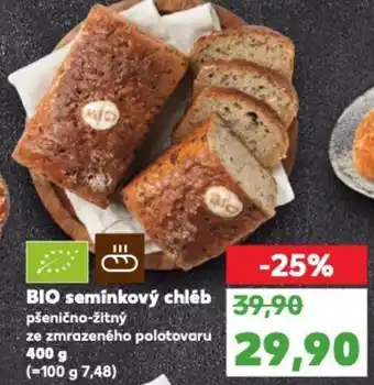 Kaufland BIO semínkový chléb nabídka