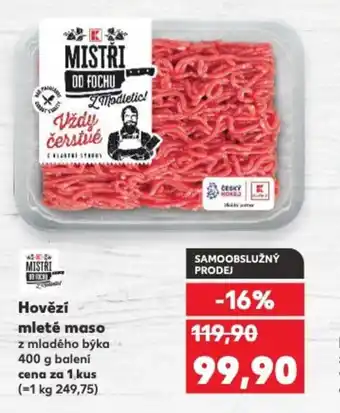 Kaufland Hovězí mleté maso nabídka