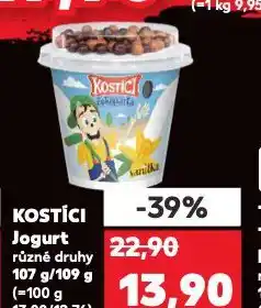 Kaufland Jogurt kostíci nabídka