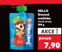 Kaufland Hello ovocná svačinka nabídka