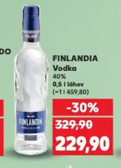Kaufland Finlandia vodka nabídka