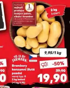 Kaufland Brambory konzumní žluté nabídka