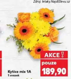 Kaufland Kytice mix nabídka