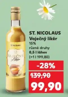 Kaufland St. nicolaus vaječný likér nabídka