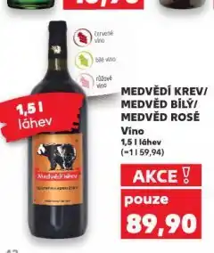 Kaufland Medvěd rosé nabídka