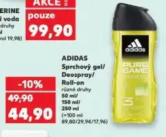 Kaufland Adidas deospray nabídka