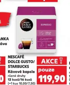 Kaufland Kávové kapsle dolce gusto nabídka